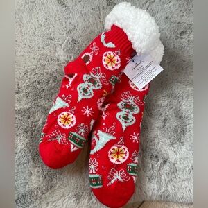 Hallmark holiday slipper socks